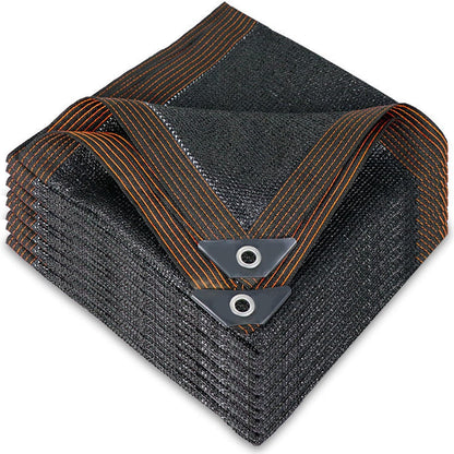 50% Shade Rate Black Sun Shade Net, 10 x 12 ft Durable Mesh Tarp (with Metal Grommets)